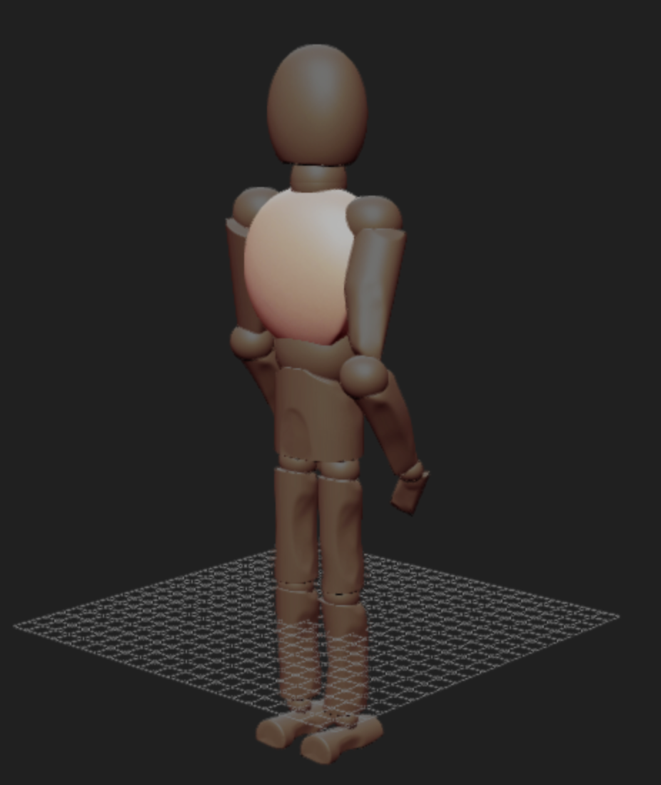 OBJ file Wooden dummy・3D printer design to download・Cults